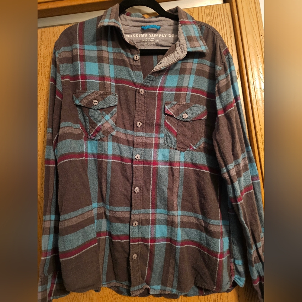 Mossimo Supply Plaid Flannel Shirt